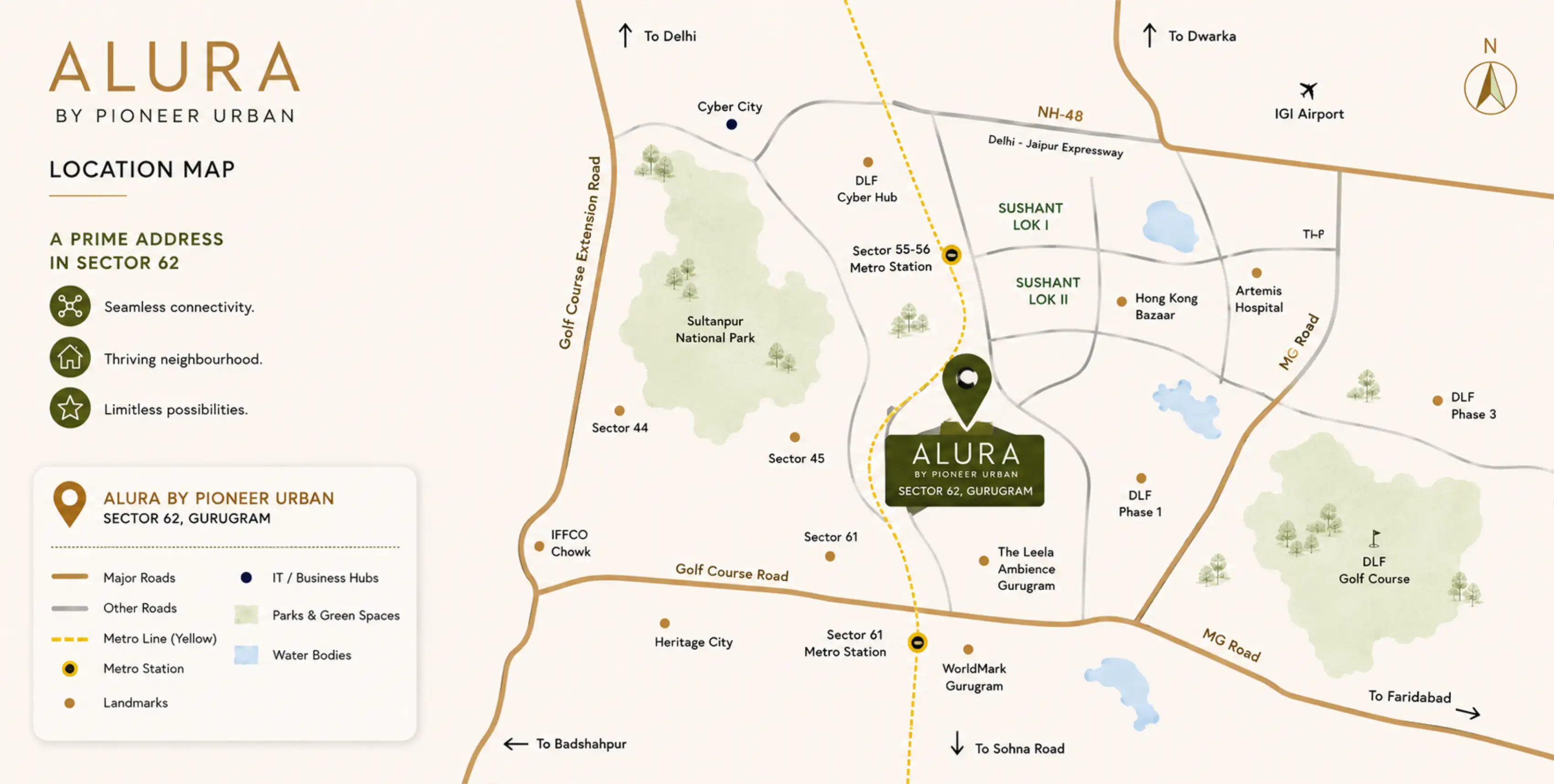 ALURA by Pioneer Urban Location Map