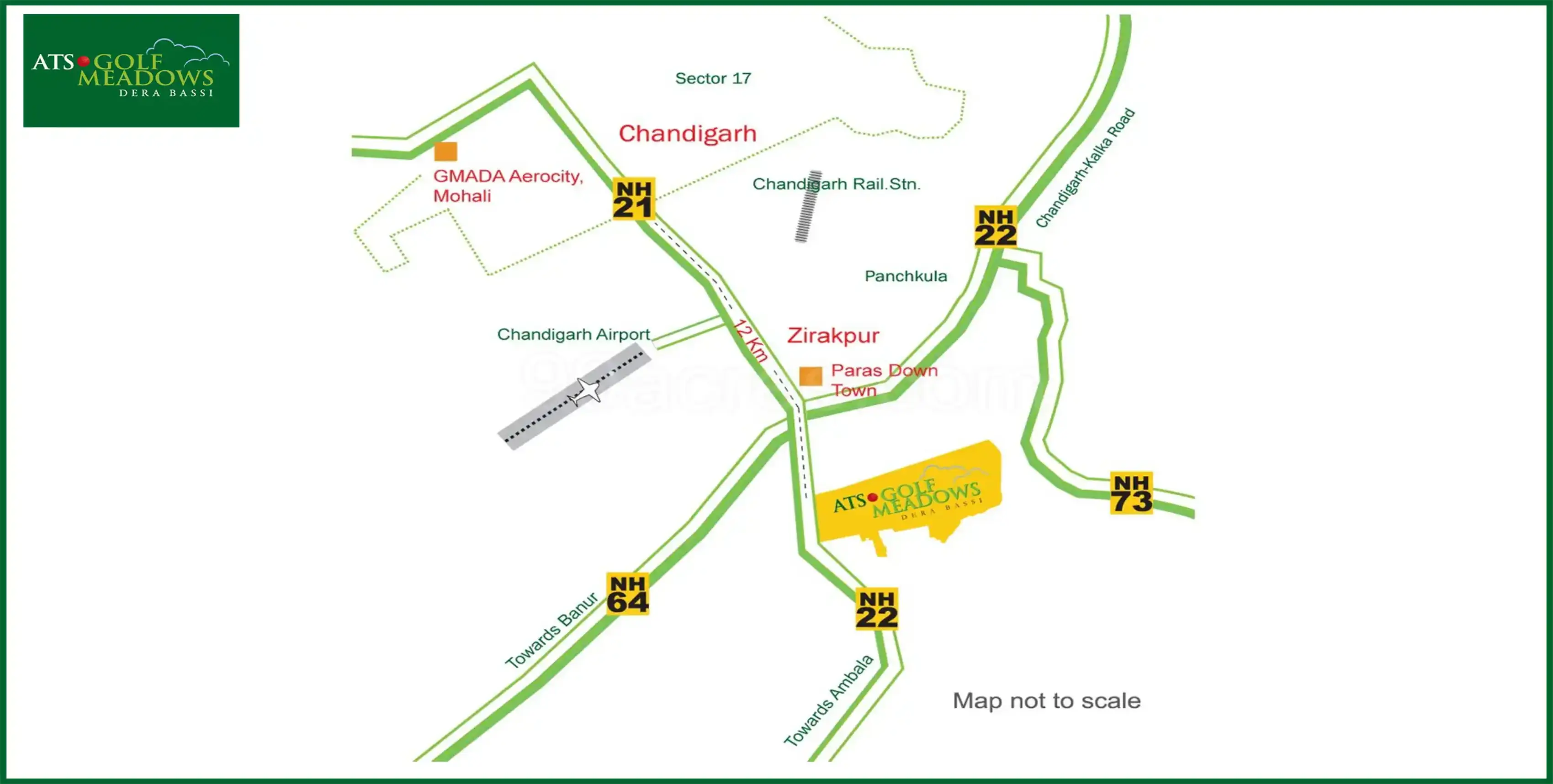 ATS Golf Meadows Lifestyle Location Map