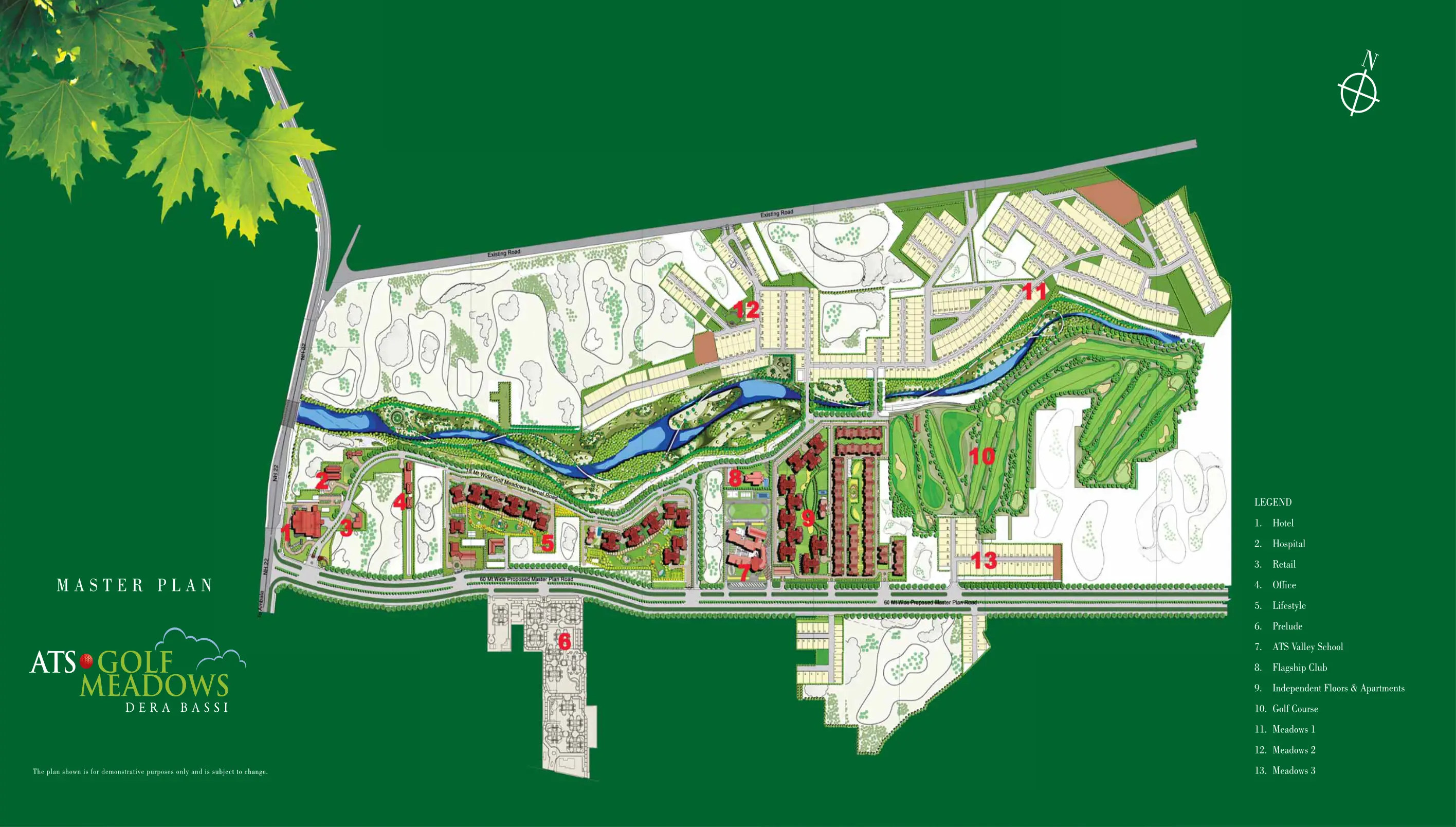 ATS Golf Meadows Lifestyle master plan