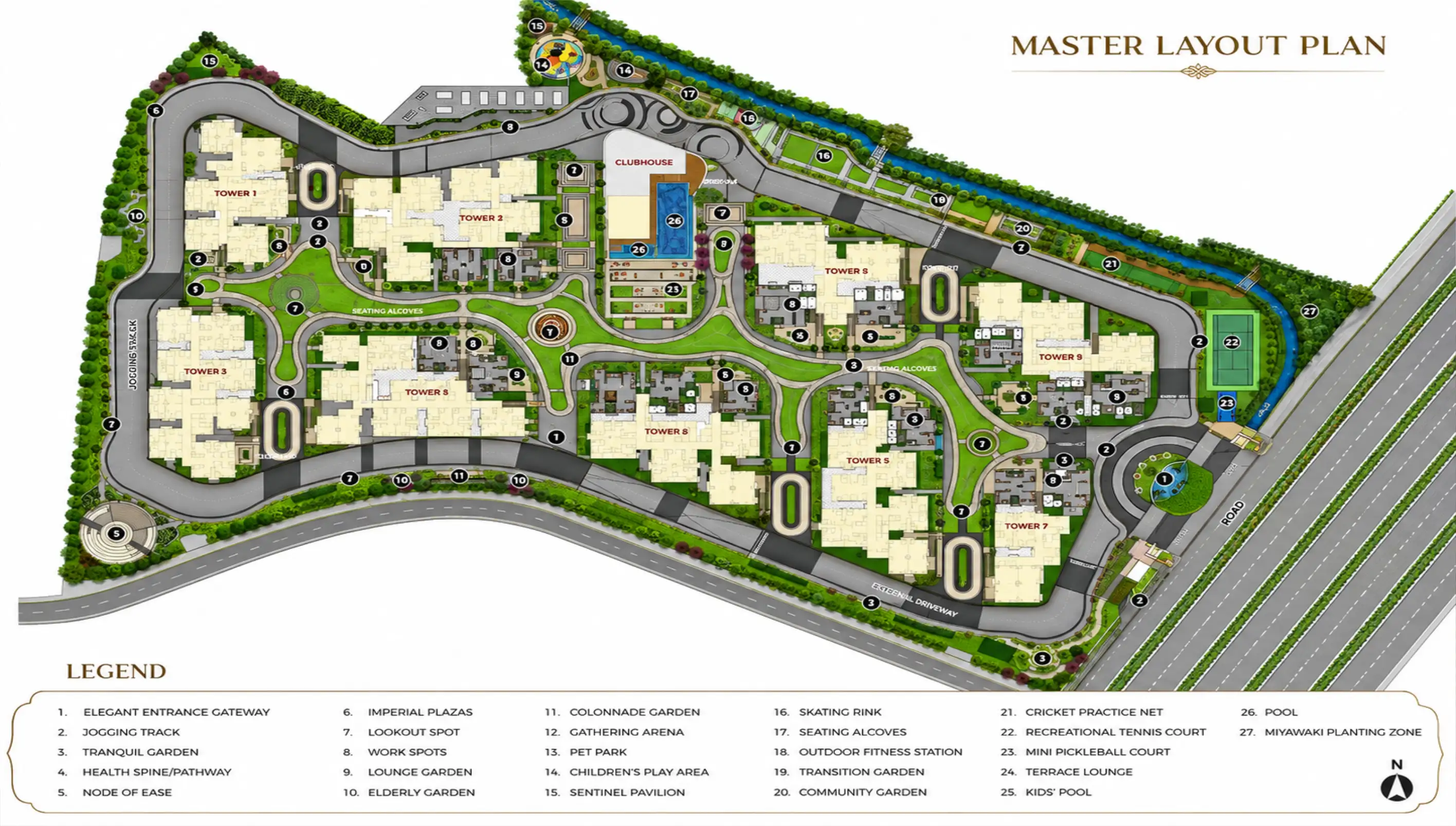 Godrej Regal Pavilion master plan