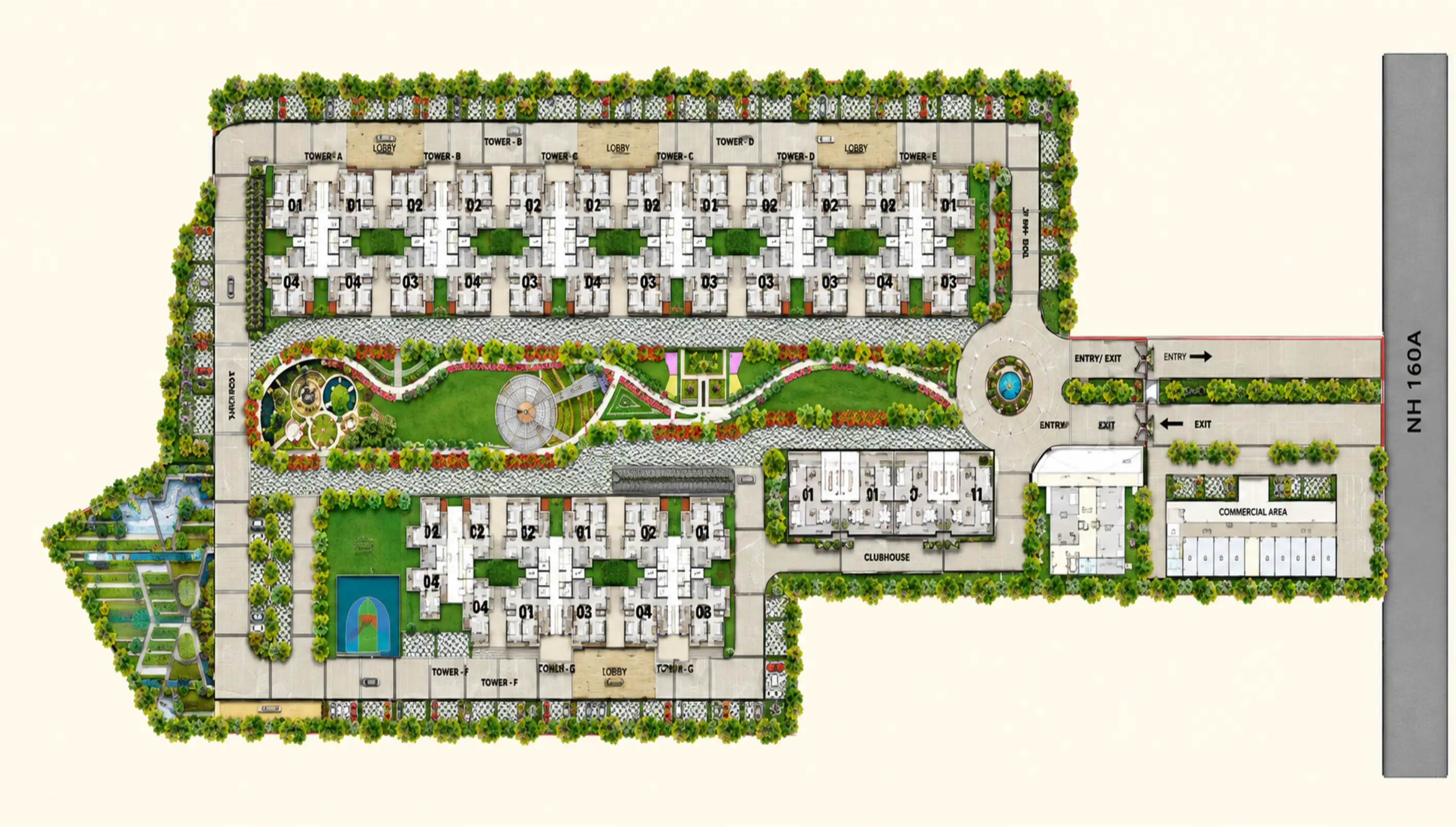 Pavitra Luxury Residences master plan