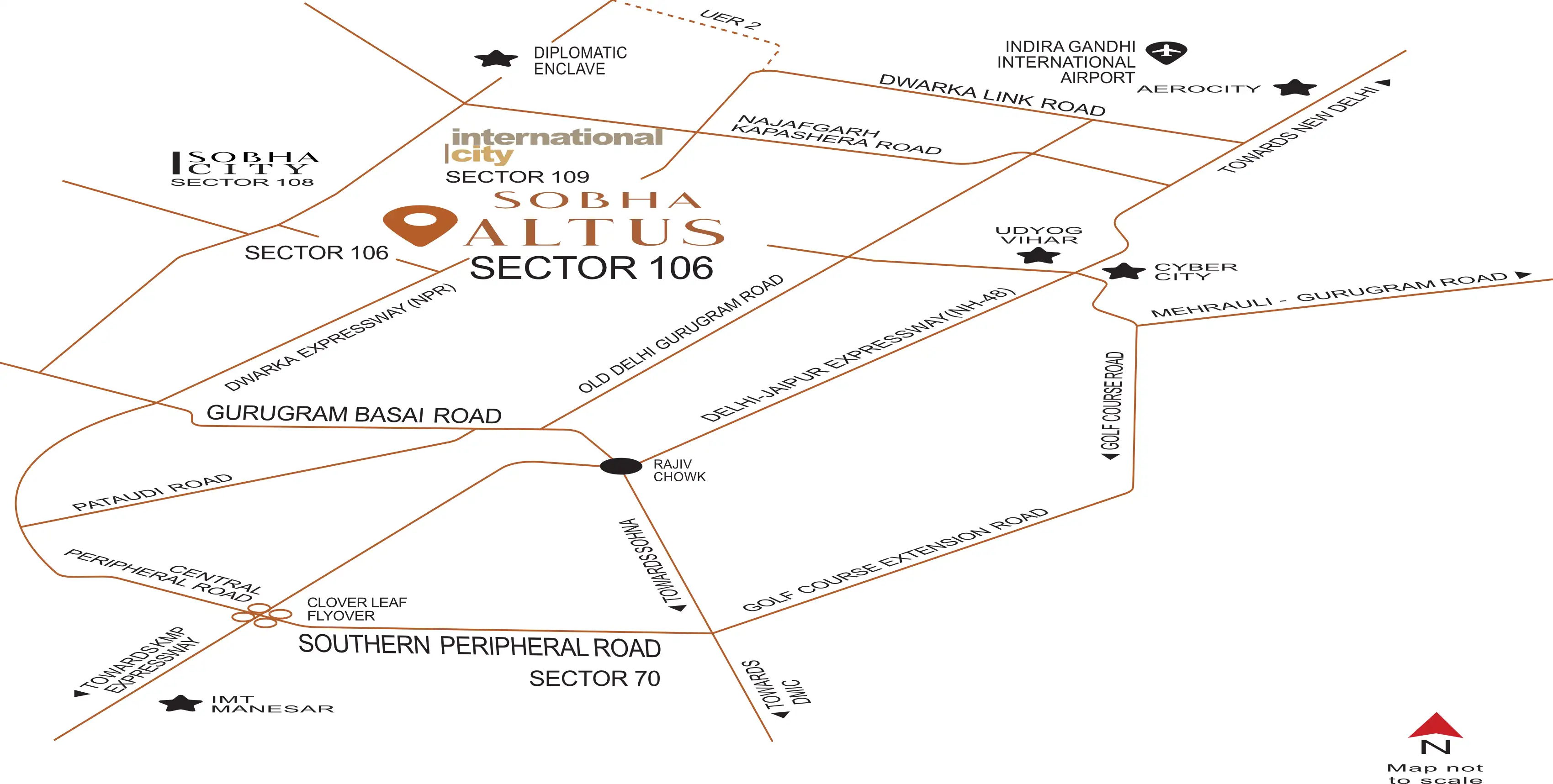 SOBHA Altus  Location Map