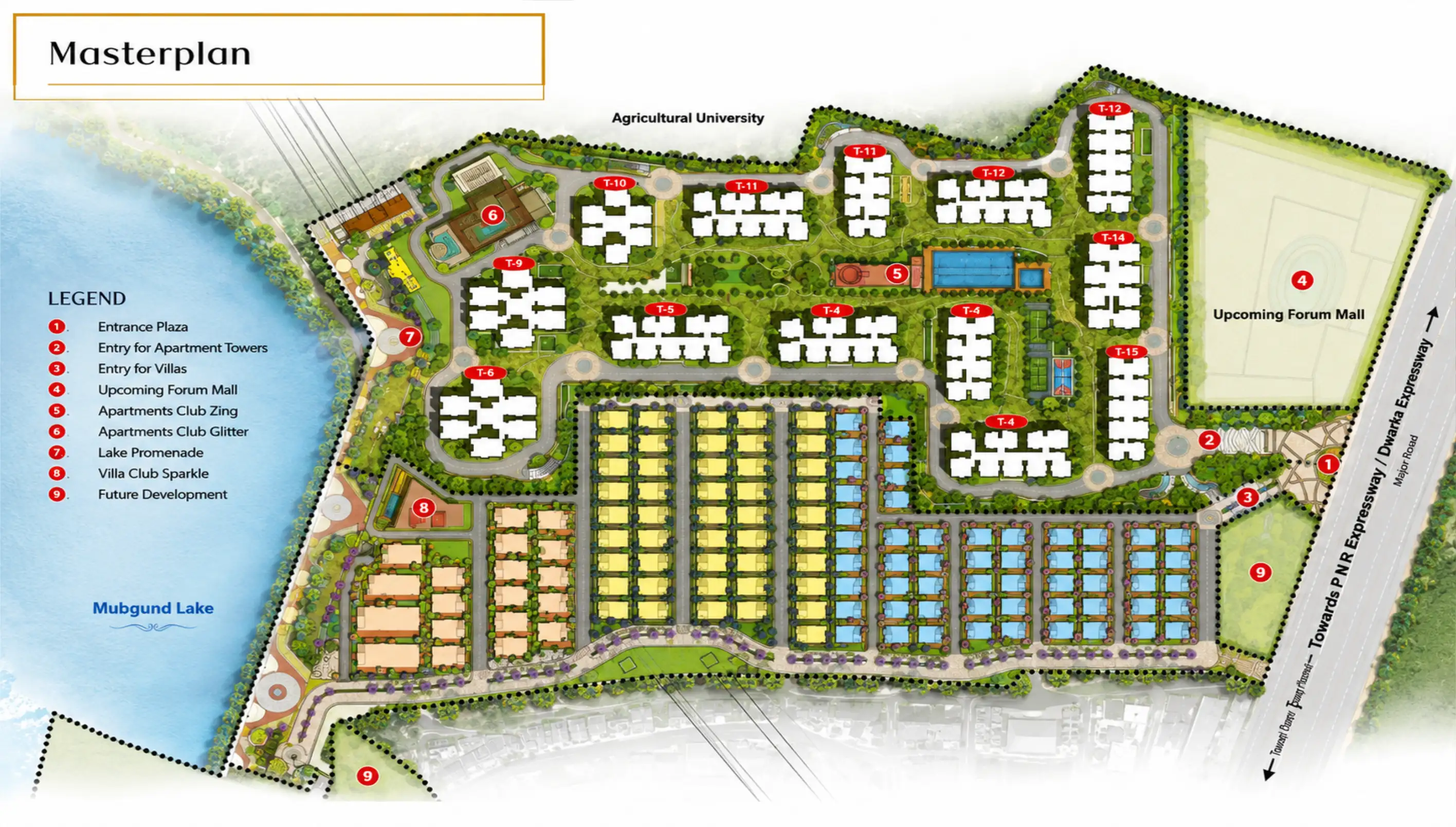 The Prestige City Hyderabad master plan