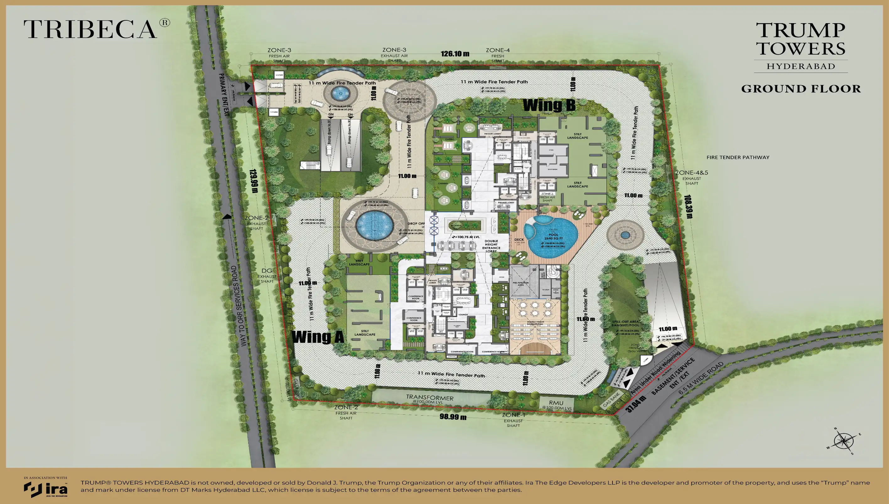 Trump Towers Hyderabad master plan