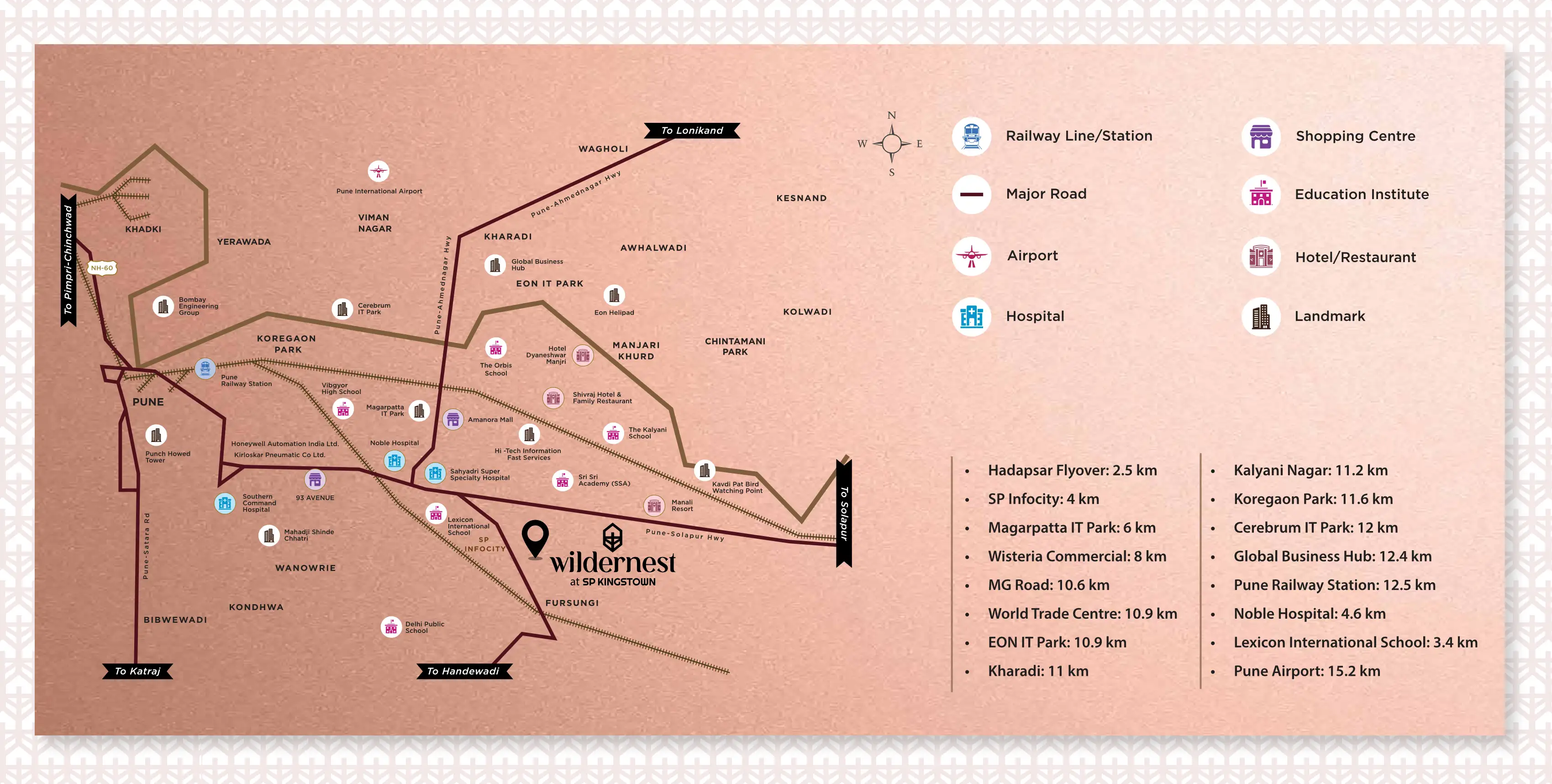 Wildernest at SP Kingstown Location Map