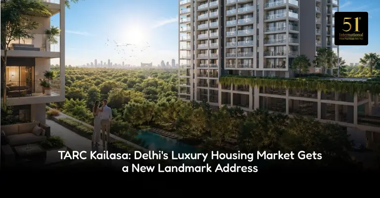 TARC Kailasa Patel Road New Delhi luxury residential tower exterior
