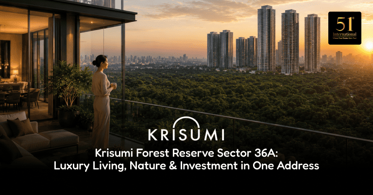 Krisumi Forest Reserve Sector 36A Gurugram luxury residential towers