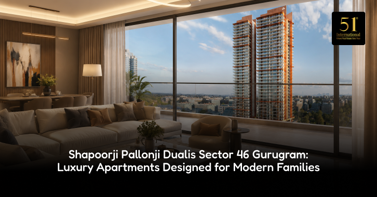 Shapoorji Pallonji Dualis Sector 46 Gurugram luxury apartments exterior view