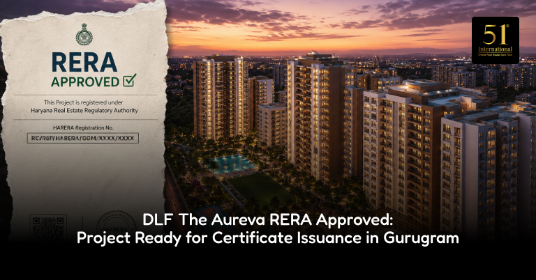DLF The Aureva RERA approved – luxury senior living project in Sector 63 Gurugram