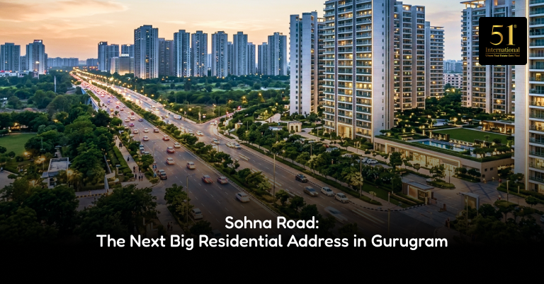 Sohna Road Gurugram luxury residential corridor near Experion The Trillion Sector 48