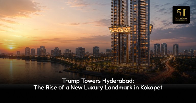 Trump Towers Hyderabad twin luxury towers with suspended sky bridge, Kokapet