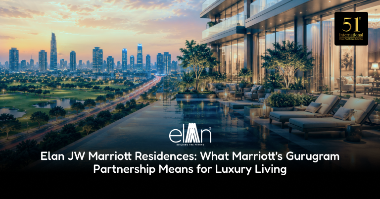 Elan JW Marriott Residences Sector 106 Gurugram exterior view