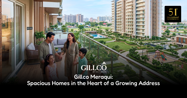 Gillco Meraqui spacious 3 BHK and 4 BHK luxury apartments in Sector 126, Airport Road, Mohali