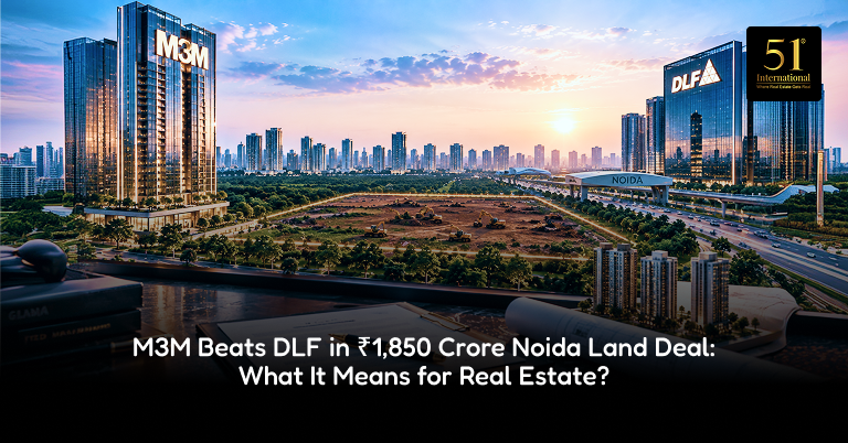 M3M Noida land deal – M3M beats DLF in ₹1,850 crore Sector 108 auction