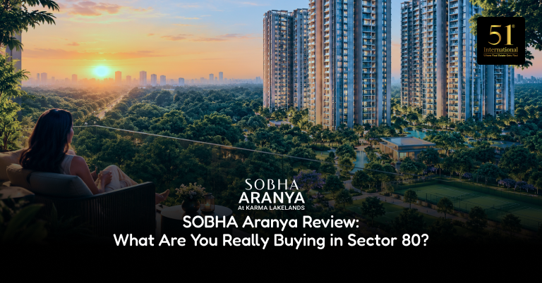 SOBHA Aranya Sector 80 Gurugram luxury apartments amid Karma Lakelands greenery
