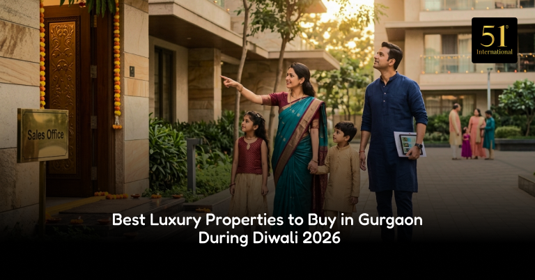 Luxury apartment towers in Gurgaon, featured among the best luxury properties to buy this Diwali 2026