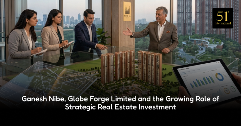 Ganesh Nibe and Globe Forge Limited with Fifty 1 International for high-value property investment